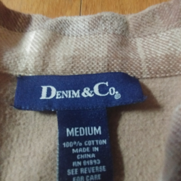 Denim & Co snap front jacket - Picture 2 of 4